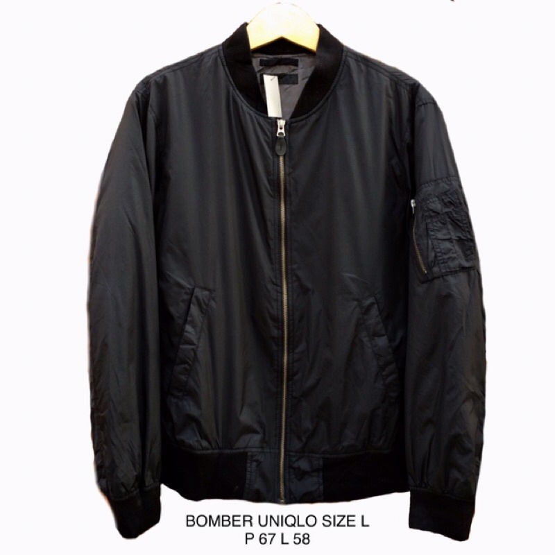 jaket bomber uniqlo preloved bekas second
