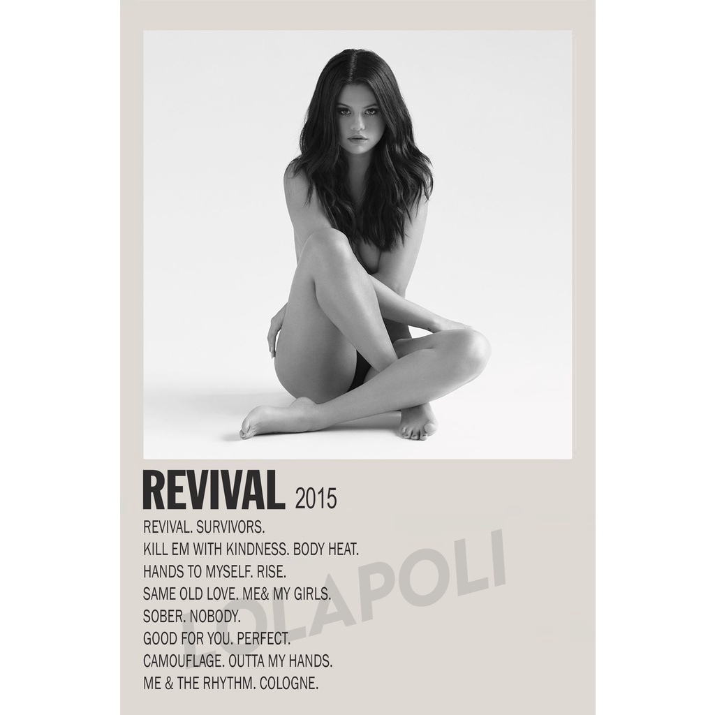 Poster Cover Album Revival - Selena Gomez