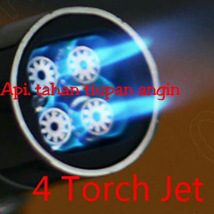 JOBON SMOKING SET API TORCH LIGHTER 4JET FLAME GAS