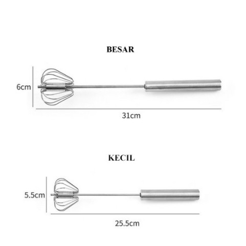 DS SS02 BETTER BEATER / HAND MIXER MANUAL / ALAT PENGOCOK TELUR MANUAL STAINLESS STEEL SERBAGUNA