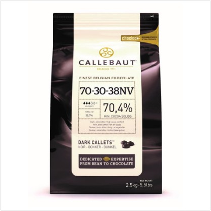 

Callebaut Dark Couverture 70% 500gr REPACK / Coklat Import Callebaut / Dark Chocolate Couverture