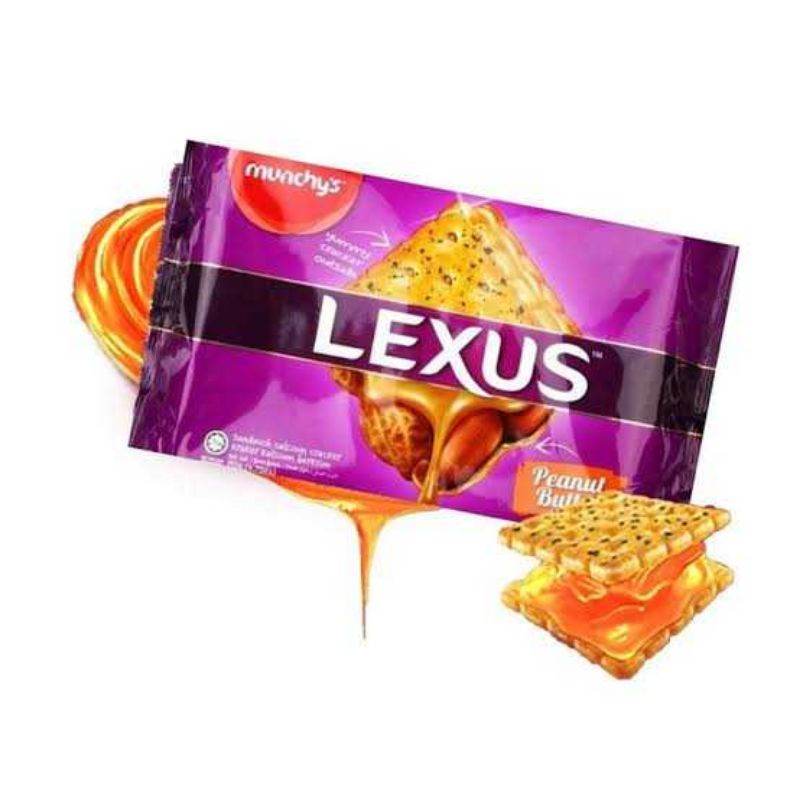 

Munchy's Sandwich Calcium Cracker Lexus Cheese/Chocolate Cream 190 gr (kemasan besar)