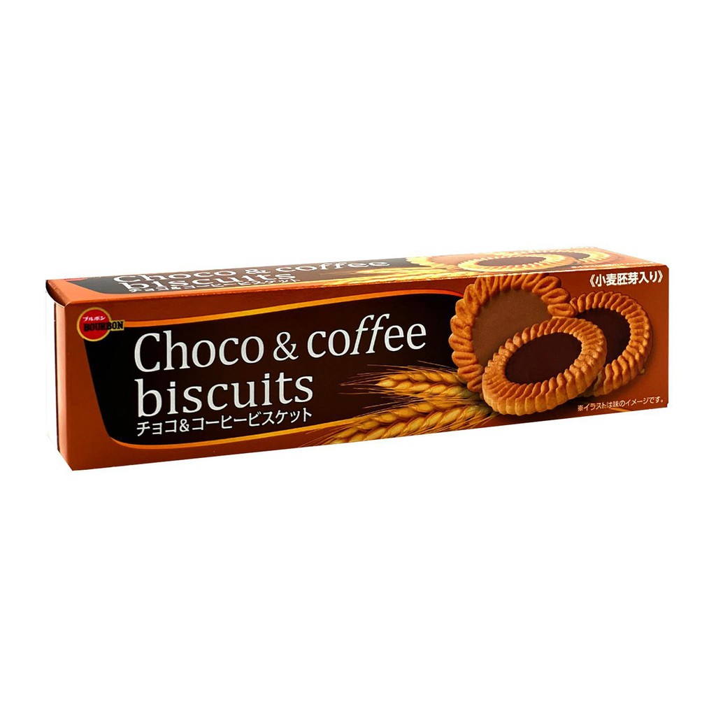 

Bourbon Choco & Coffee Biscuit [24 Keping] Cookies Biskuit Kue Cokelat Kopi Import 105gr