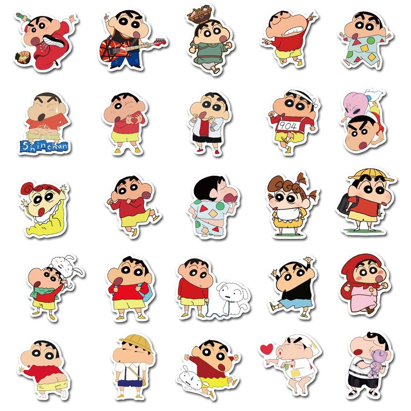 CRY001 – Sticker / Stiker Anime Jepang Crayon Shinchan