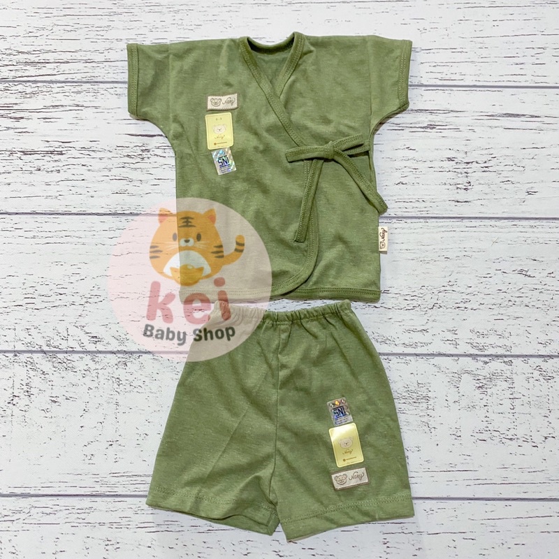 Kimono Bayi Newborn Earth Nary Nature Set 0 6 Bulan - Baju Bayi Newborn Set SNI