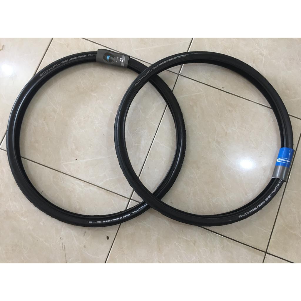 Ban Luar Tire Schwalbe One 451 Alias 20x1 1-8 atau 22 Inch Hitam Black 1 8 1 per 8 20 Plus