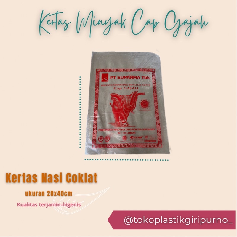 Kertas Minyak Gajah Merah