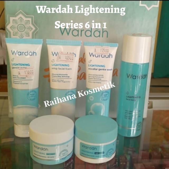 [ PAKET HEMAT ] Paket Wardah Lightening 6 in 1