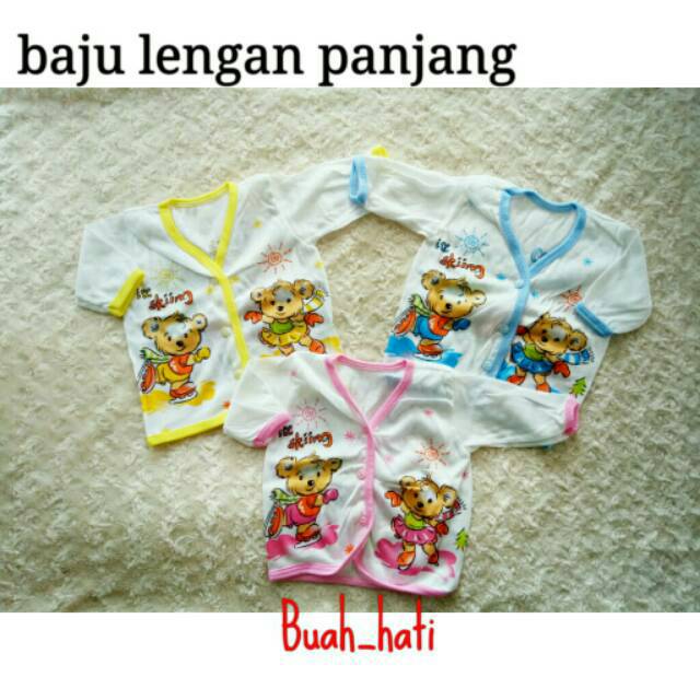 Isi 3 pc BAJU BAYI LENGAN PANJANG