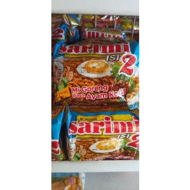 

Mie Instan Sarimi Isi 2 Goreng Kecap Kremes Soto