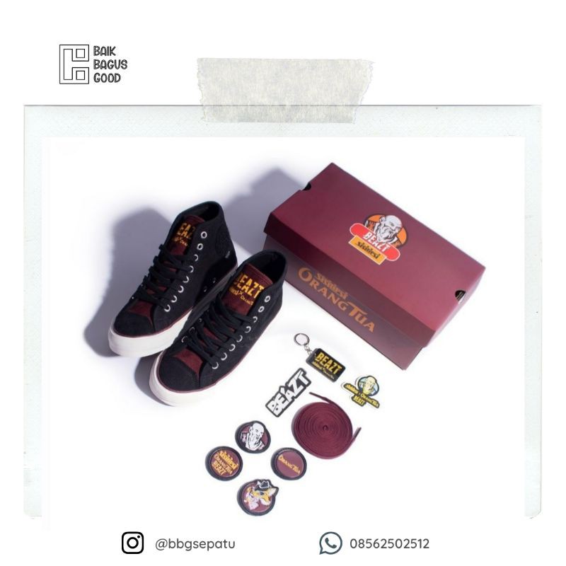 [ORIGINAL] Sepatu Beazt id x Sisitipsi x OrangTua