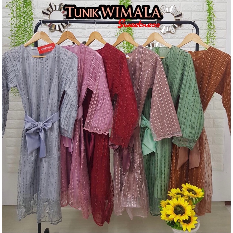 TUNIK BROKAT TILE WIMALA❤️