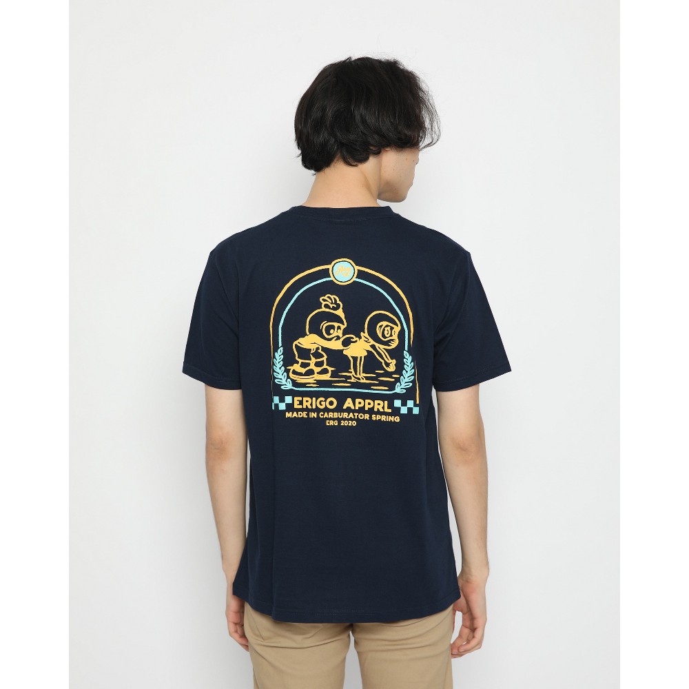 ﺴ✕Erigo T-Shirt Erigo Spring Navy