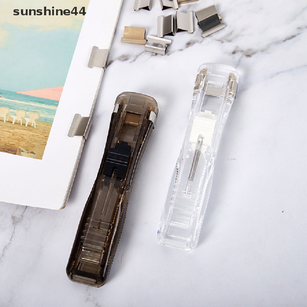 Sunshine Stapler / Klip Kertas Bahan Metal Untuk Dokumen