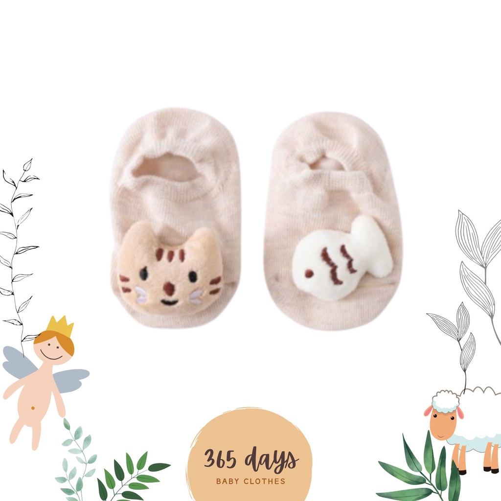 KAOS KAKI NEWBORN -KAOS KAKI 3D KARAKTER / BABY SOCKS