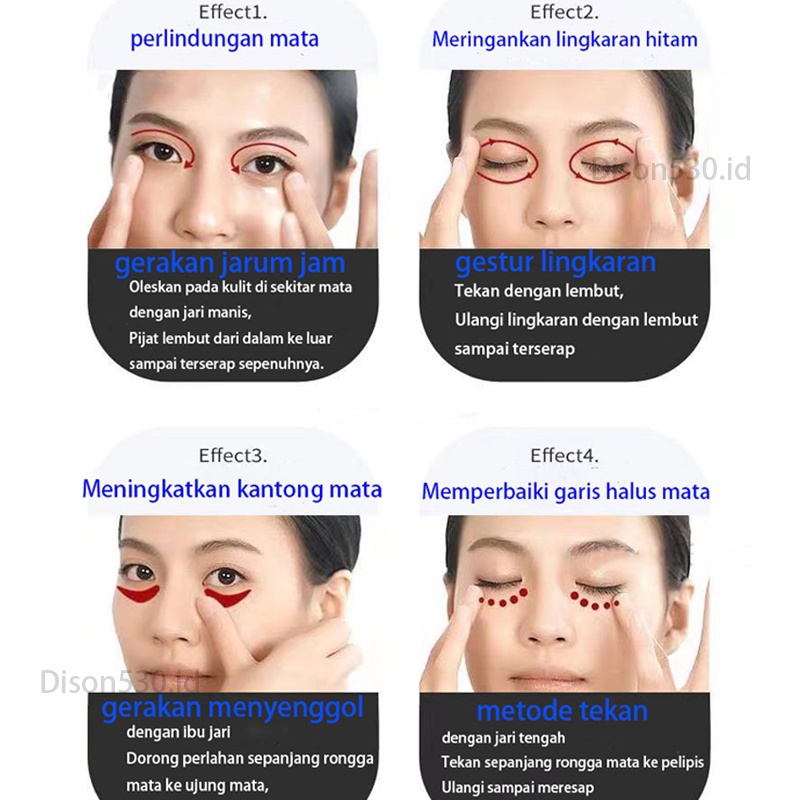 【ORIGINAL】Eye cream Krim mata Cream mata panda Krim mata panda Dark circle eye cream Menyehatkan area mata 30g Lembut dan halus Menyamarkan garis mata dan lingkaran hitam Meringankan kantung mata dan butiran lemak Kurangi efek cahaya biru