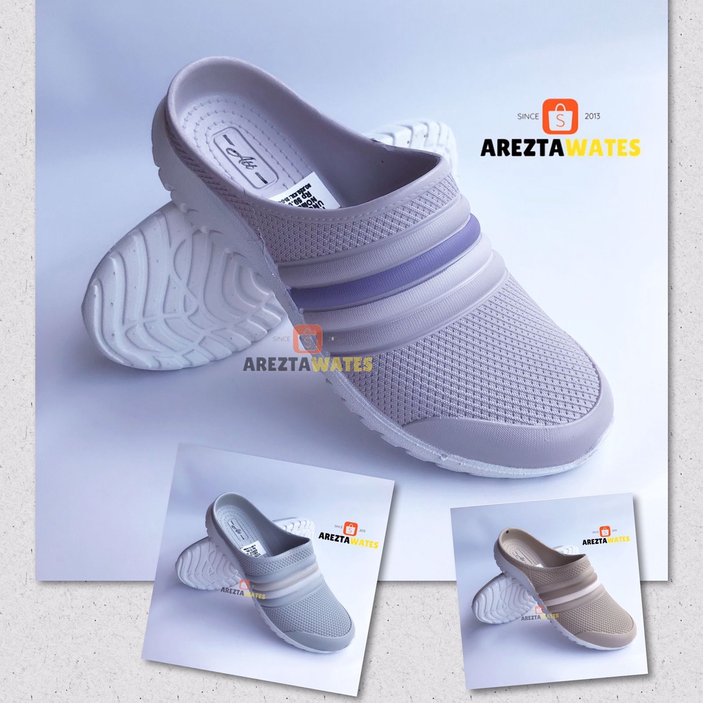 Sandal slip on karet wanita ATT NSWL 491