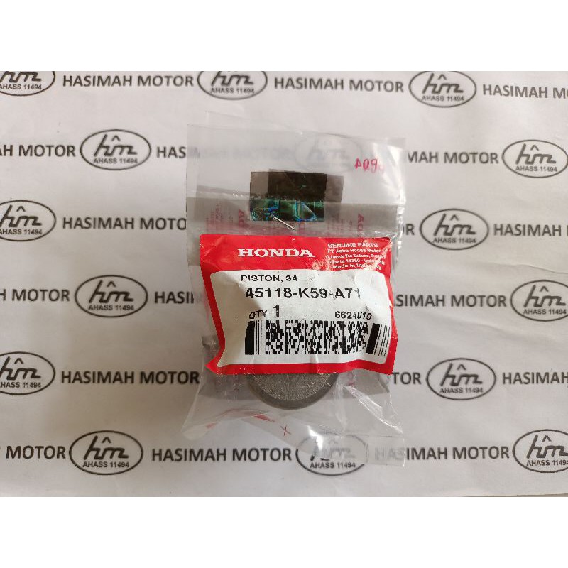 PISTON, 34 HONDA GENIO, VARIO 150 ESP - KODE  PART :45118K59A71
