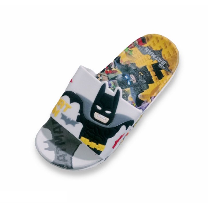 Sandal Super Hero Anak Laki Laki Motif Lego Batman Sandal Anak Batman