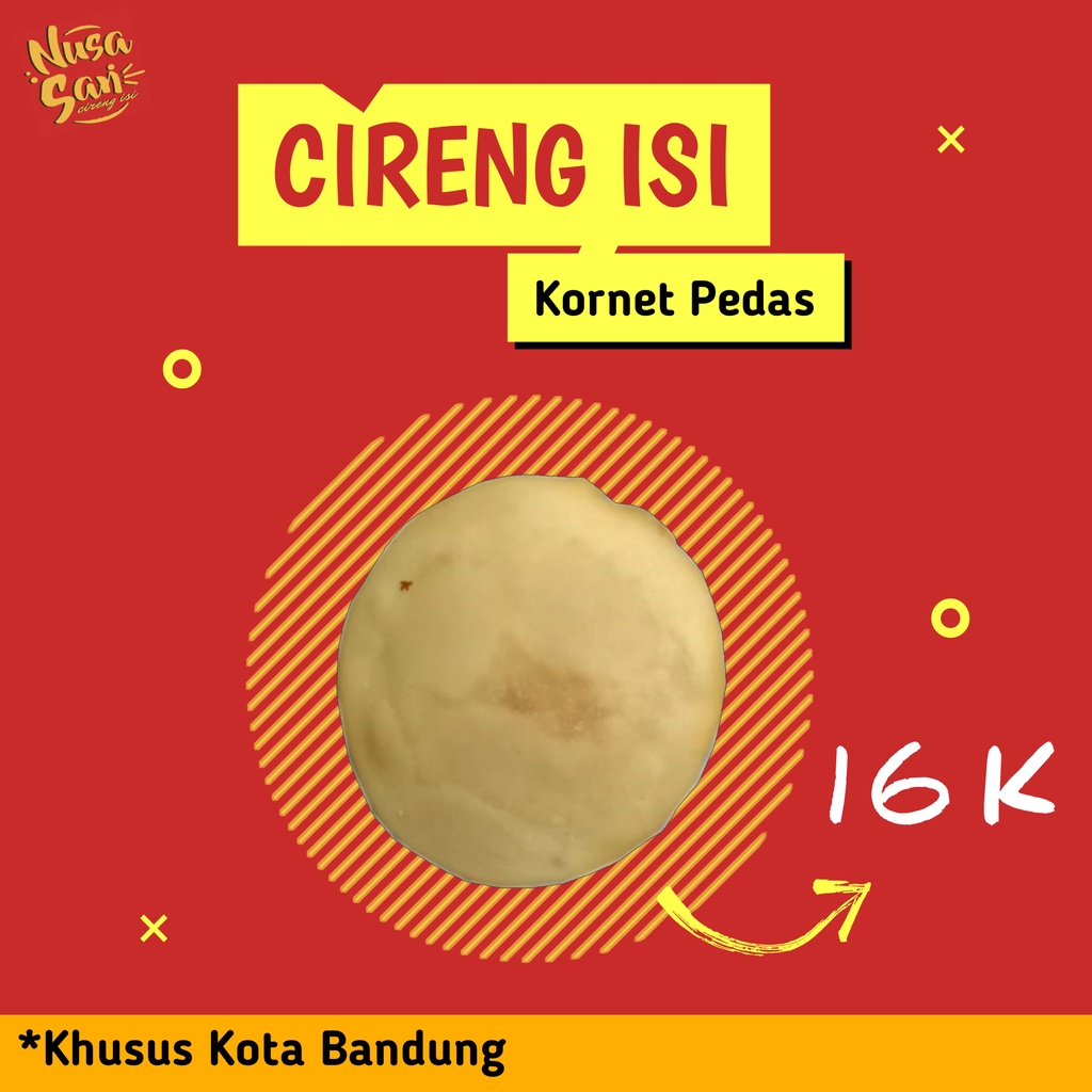 

Cireng Isi Nusa Sari (Kornet Pedas)