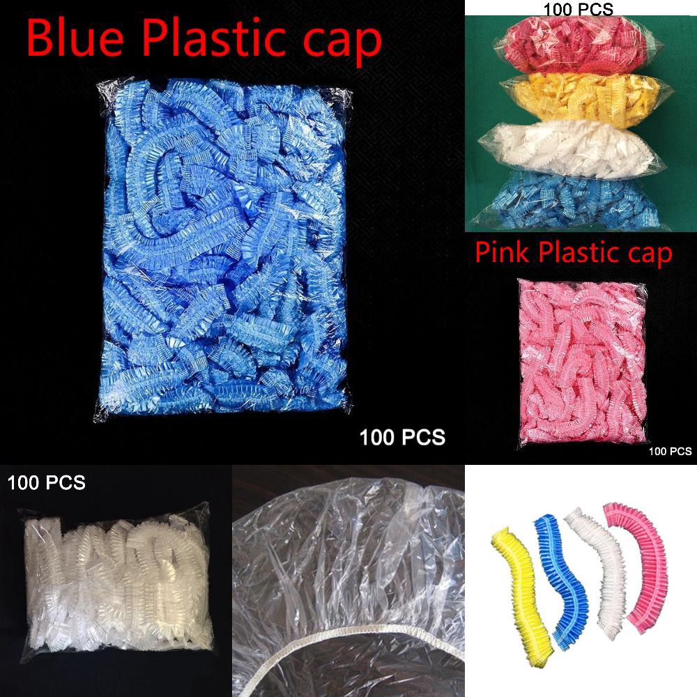 10pcs Shower Cap / Sarung Kepala Disposable / Penutup rambut kepala