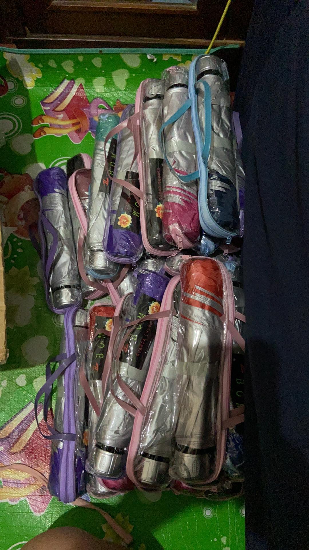 Payung Lipat 3 Sky Lapisan Silver Promosi - A3-16