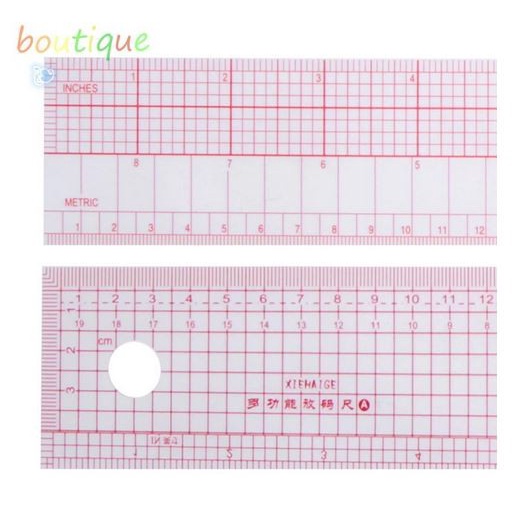 Multi Function Sewing Rulers - Penggaris Gambar Pola Menjahit Pakaian