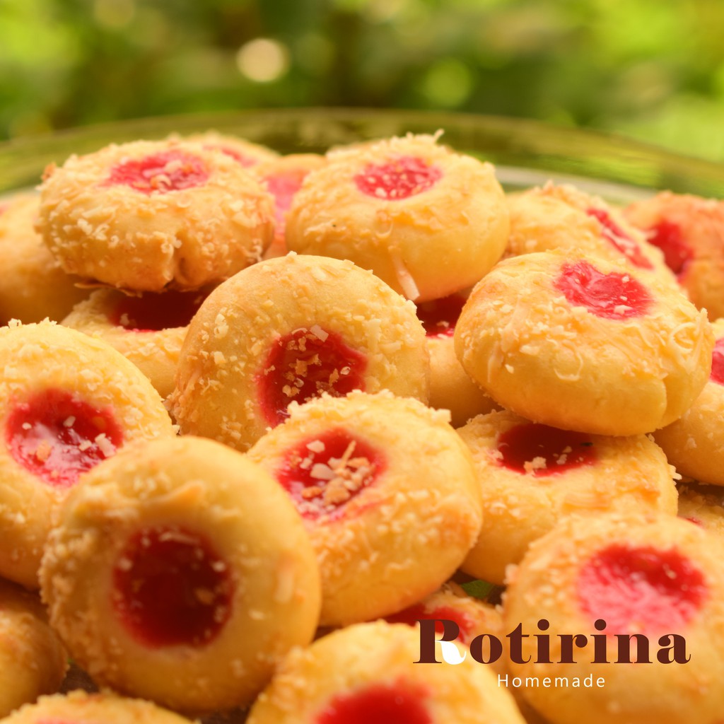 

Strawberry Thumbrint Cookies Spesial Rotirina