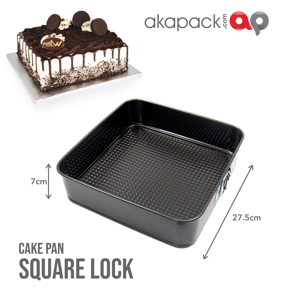 Loyang bongkar pasang Kotak / loyang kotak / loyang anti lengket/ loyang kue / loyang bolu