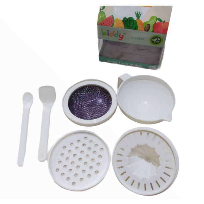 Food Maker MPASI baby Set 7 in 1 Kiddy / perlengkapan MPASI food processor