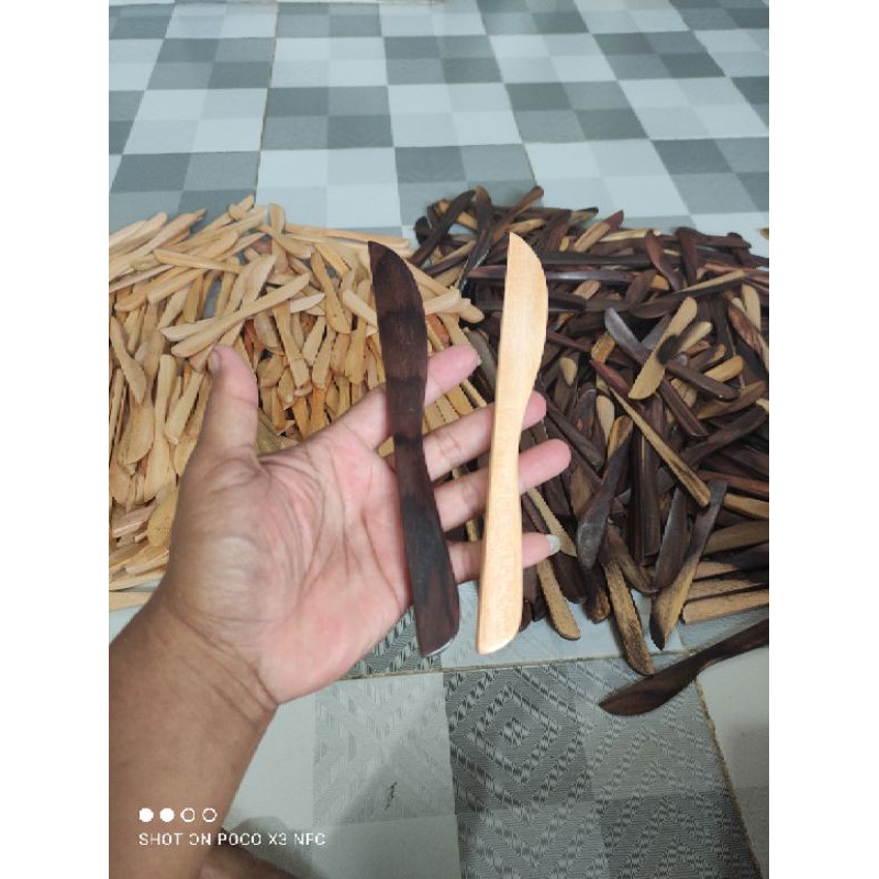 Pisau Kayu / Pisau Roti / Pisau Kayu Murah / Pisau Kayu Manoni &amp; Sonokeling