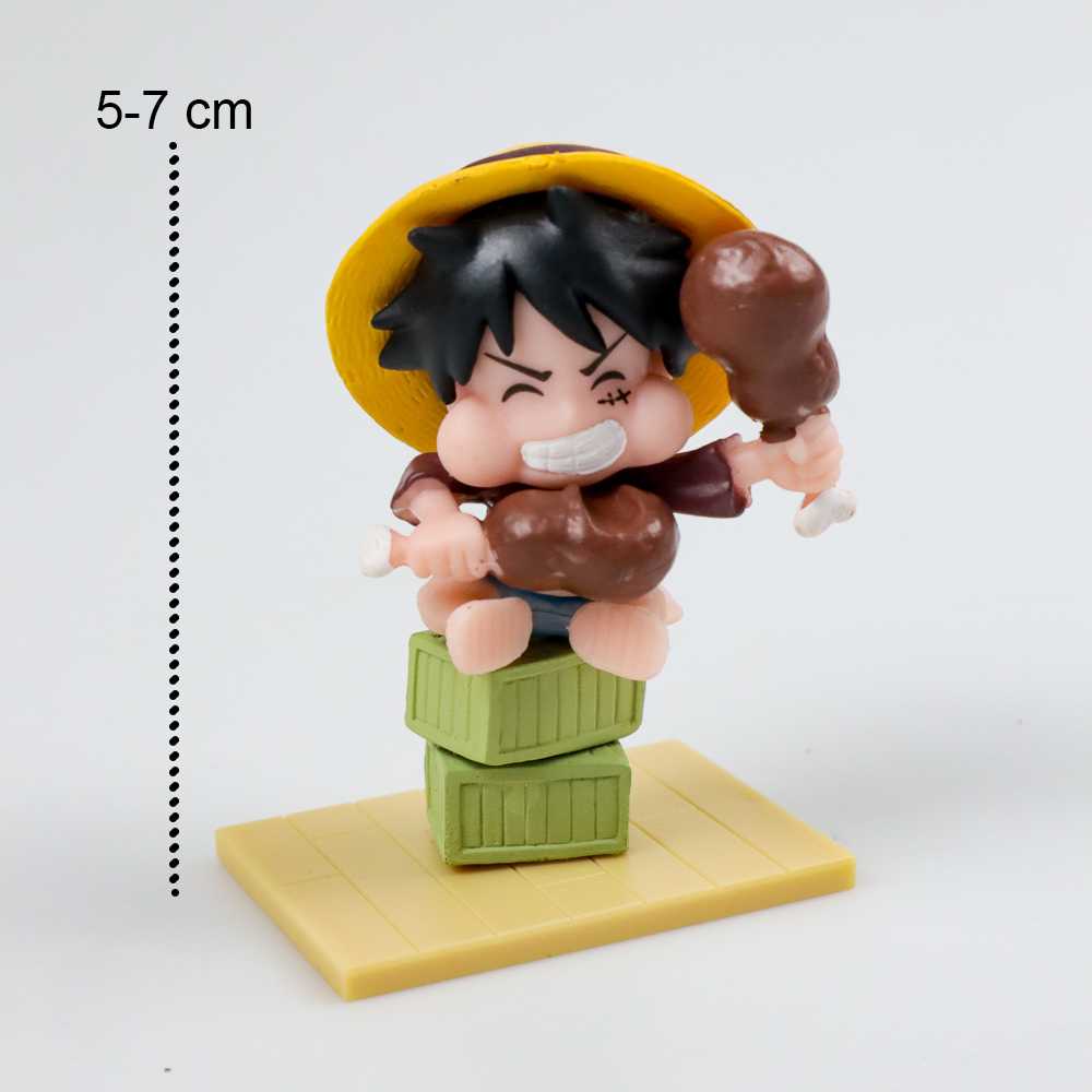 GIJ - Action Figure One Piece 9 PCS