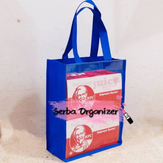 

Tas Mika 25 x 20 x 9 cm Tas goodie bag Tas Spunfbond Tas Promosi Tas Souvenir ulangtahun