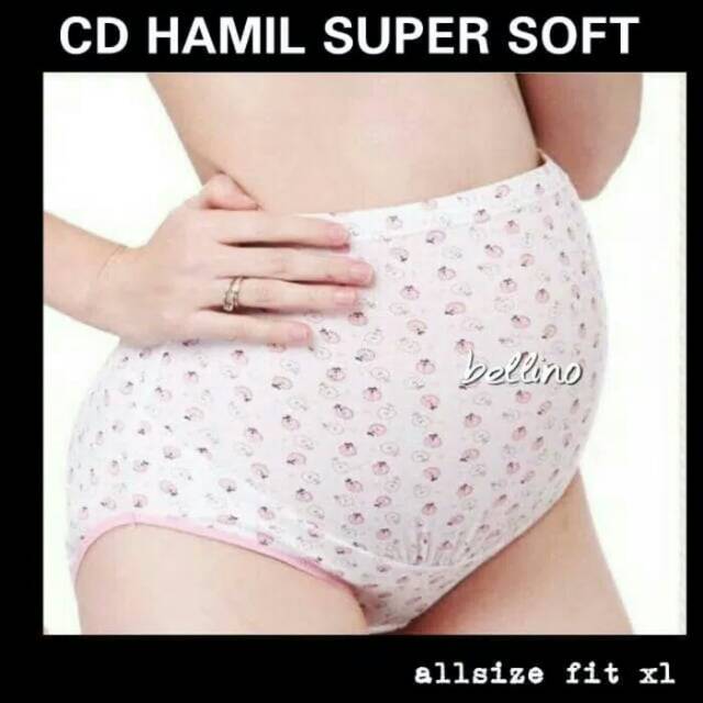 CELANA DALAM HAMIL WANITA NUTUP PERUT / CD HAMIL MOTIF SUPRR SOFT NUTUP PERUT