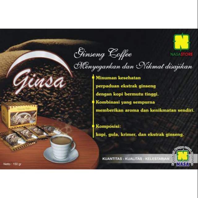 

Ginsa, Kopi Ginseng Nasa