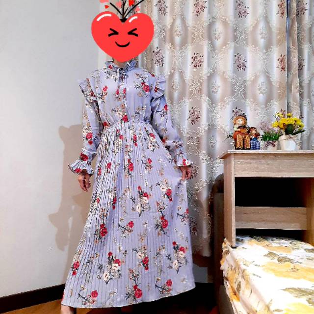 Gamis Bangkok Plisket/Gamis Minimalis