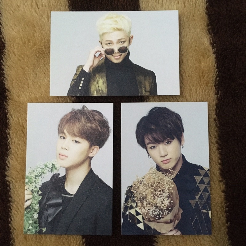 BTS MPC MINI PHOTOCARD EPILOGUE RM JIMIN JUNGKOOK