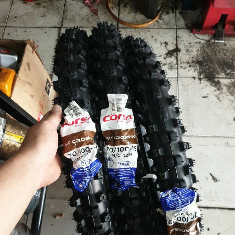 ban luar corsa 70/100-19 mt cross x
