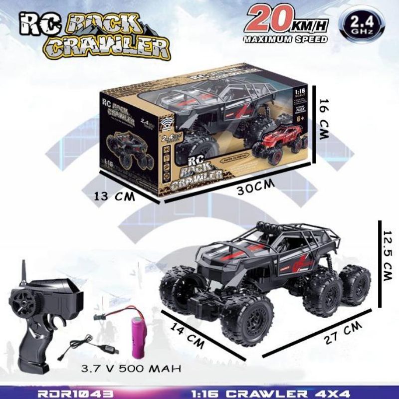 Mainan mobil remot control besar rc offroad rc ban 6 mainan mobil remot murah baterai cas terlaris