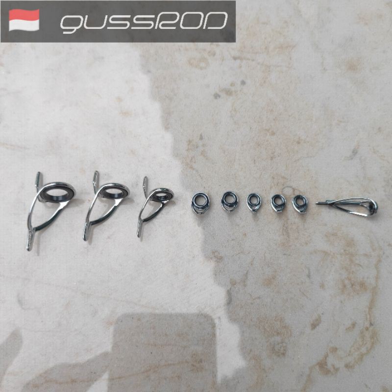 ring guide marit mamarit cincin joran bc baitcasting 9 pcs premium