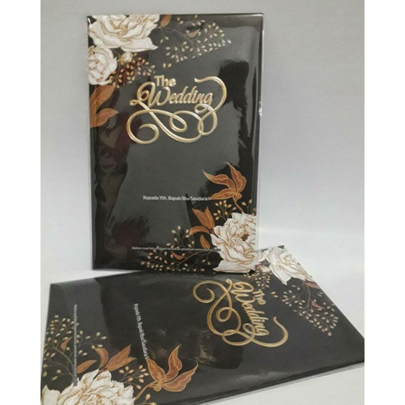 

UNDANGAN BLANGKO AMPLOP SINGLE HARDCOVER HITAM