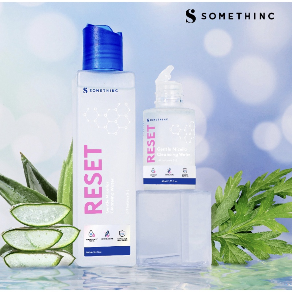 SOMETHINC Reset Gentle Micellar Cleansing Water - Magic Water Pembersih Wajah