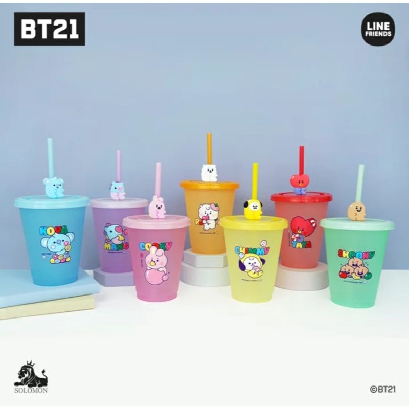 OFFICIAL BT21 JAPAN COLD CHANGING CUP TUMBLER