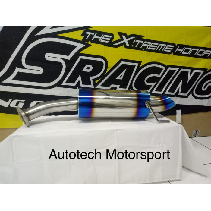 KNALPOT JS RACING BRIO - MUFFLER JS RACING HONDA BRIO Original JAPAN
