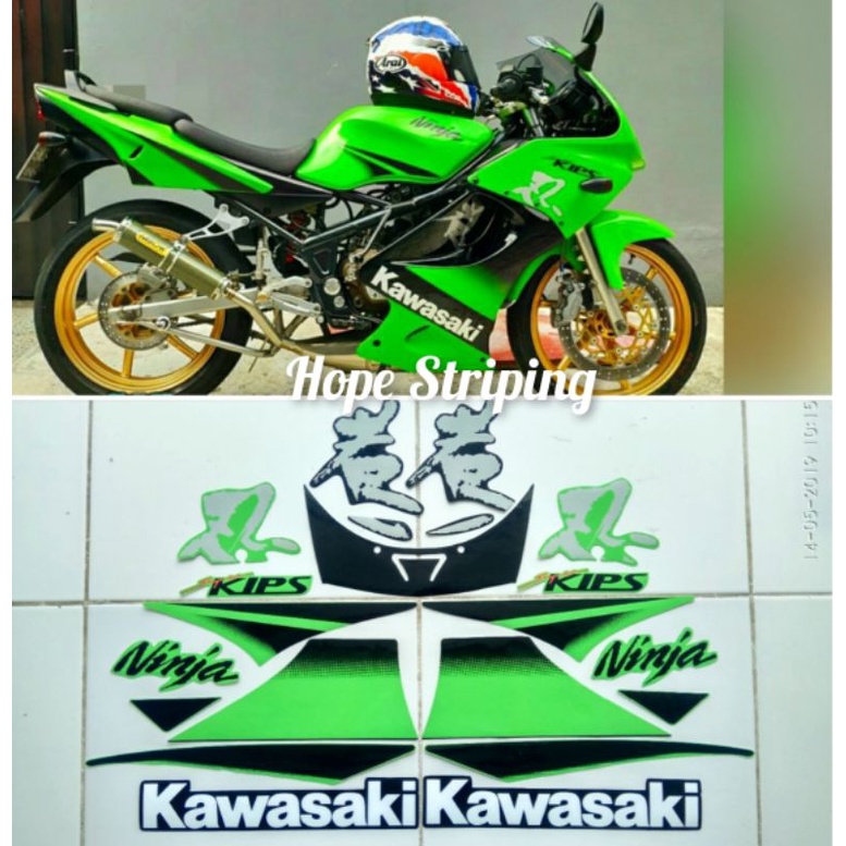 Striping Ninja RR th 2011 SE Hijau