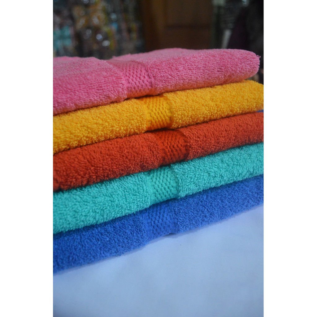 Handuk Mutia KECIL Tebal Polos ukuran 30X70