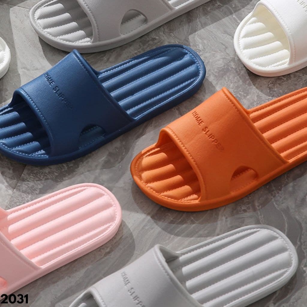 SANDAL SELOP WANITA PRIA BASIC RUBBER SLIPPER BAHAN RUBBER ANTI SLIP MUDAH DICUCI IMPORT 2031