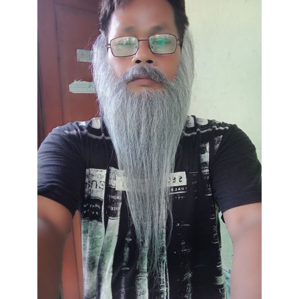 janggut panjang uban, jenggot keren