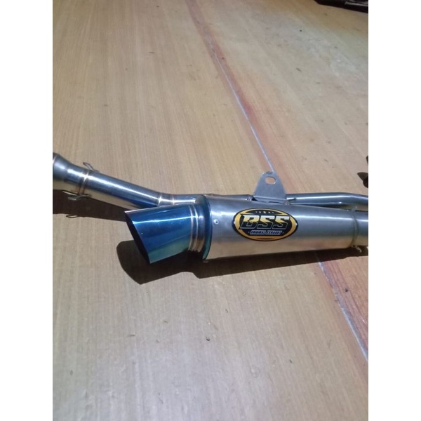 knalpot bss segi 6 pucuk blue Jupiter Vega Supra fit Astrea grand dll