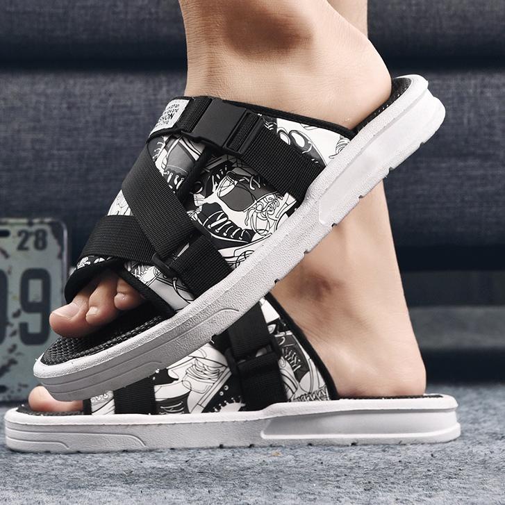 Sudah READY.. 【COD/ Buatan China】 Sandal Pria Andal Pria Dewasa Sandal Pria Karet Import Original Sa